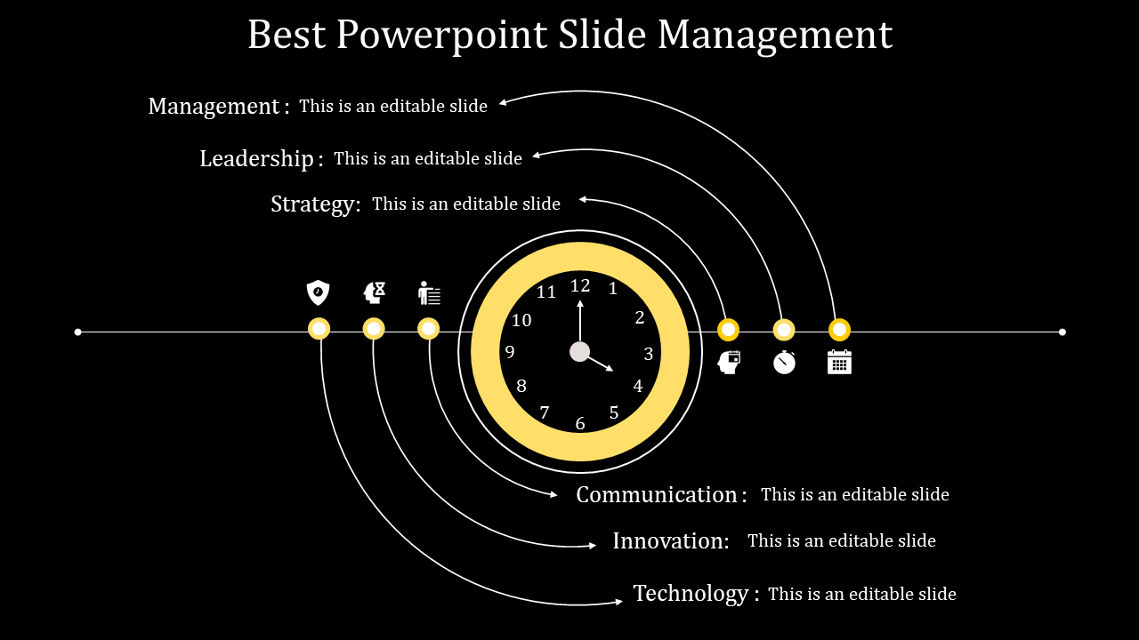 powerpoint slide management-yellow